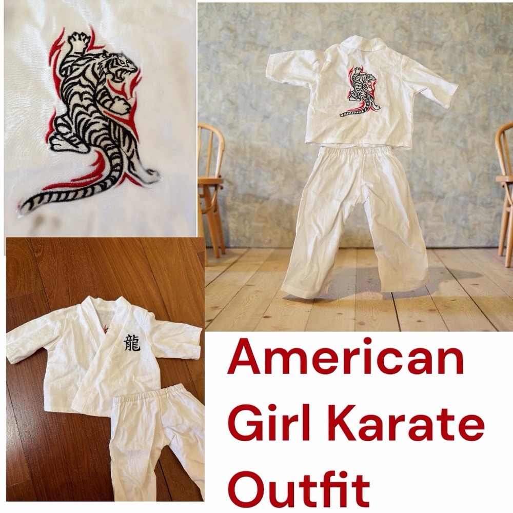 American Girl Karate Martial Arts Suit Training Set Outfit 18 inch doll clothes